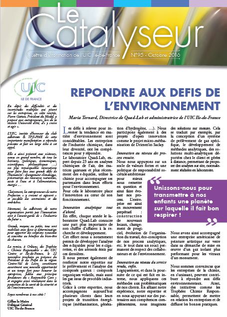 Numéro 95 -Octobre 2016