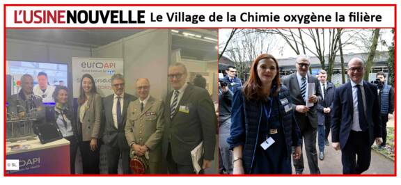 L'USINENOUVELLE - Le Village de la Chimie oxygène la filière